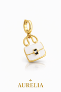 The White Avenue Bag Charm