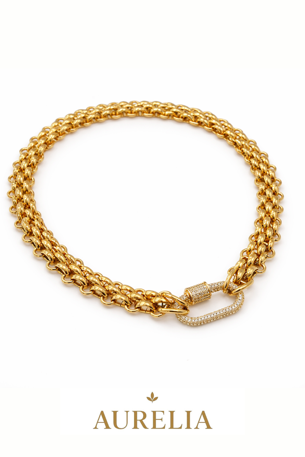 Aurelia Signature Link Necklace