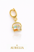 Golden Echo Radio Charm
